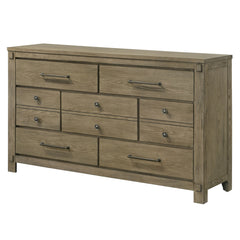 Colton Antique White Oak Dresser - Ornate Home