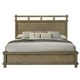 Colton Antique White Oak Eastern King Bed - Ornate Home