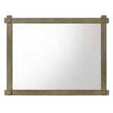 Colton Antique White Oak Mirror - Ornate Home