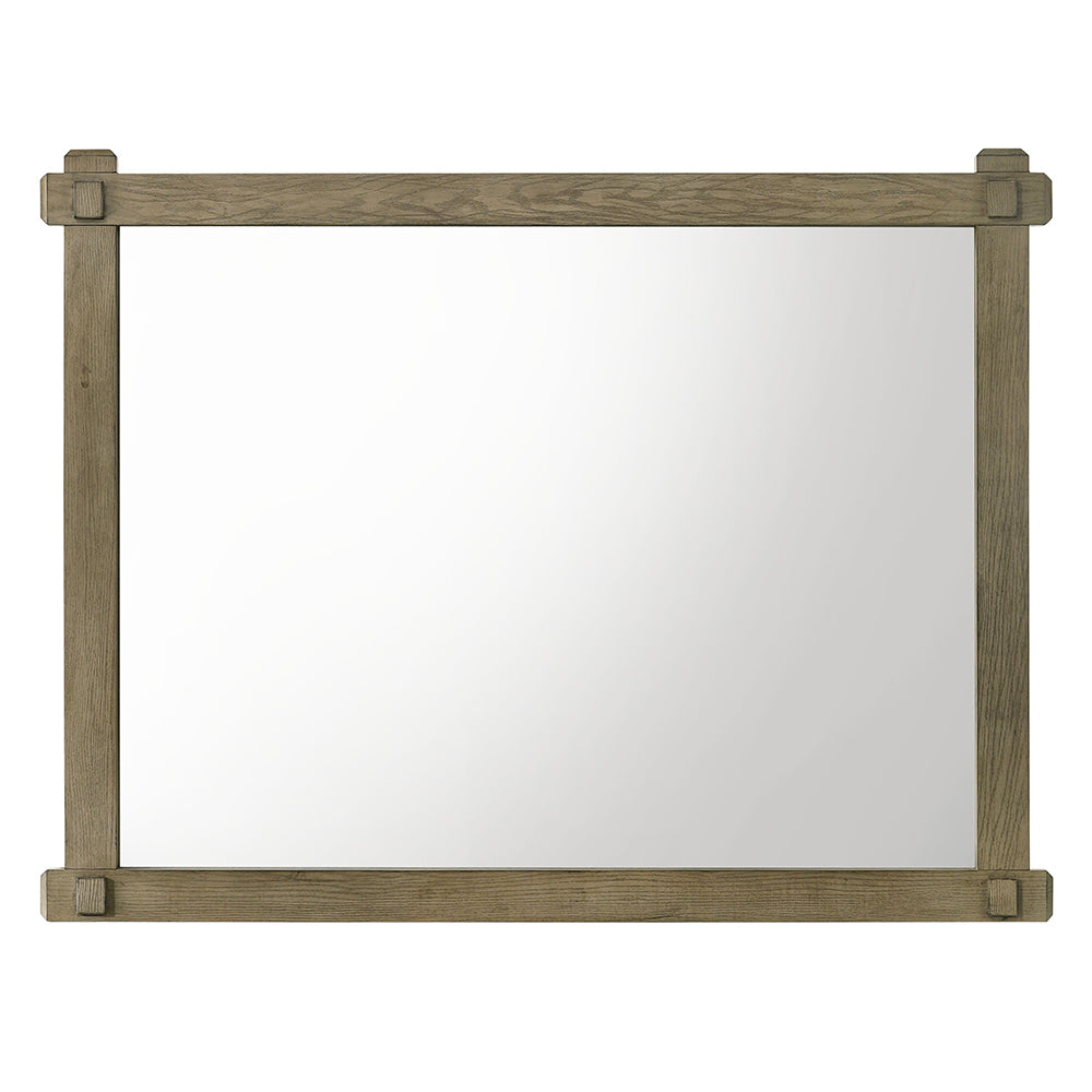 Colton Antique White Oak Mirror - Ornate Home