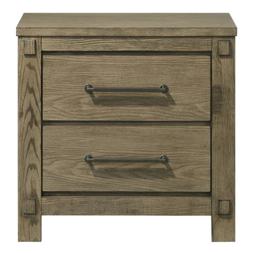 Colton Antique White Oak Nightstand - Ornate Home