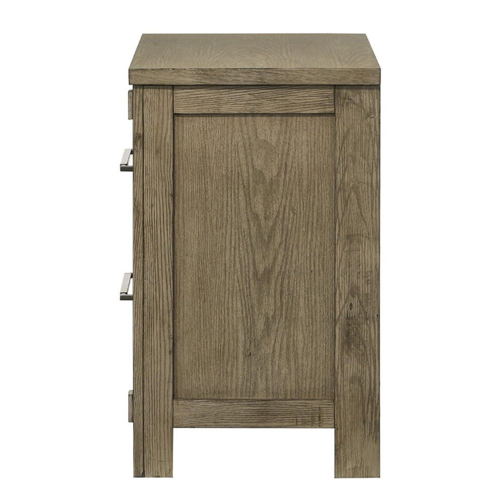 Colton Antique White Oak Nightstand - Ornate Home