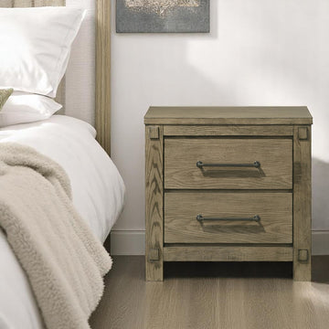Colton Antique White Oak Nightstand - Ornate Home