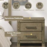 Colton Antique White Oak Nightstand - Ornate Home