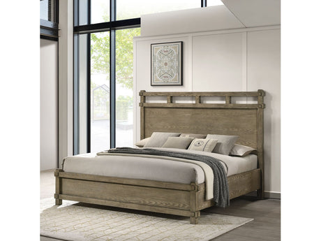 Colton Antique White Oak Queen Bed - Ornate Home