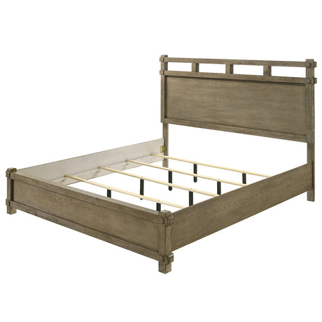 Colton Antique White Oak Queen Bed - Ornate Home