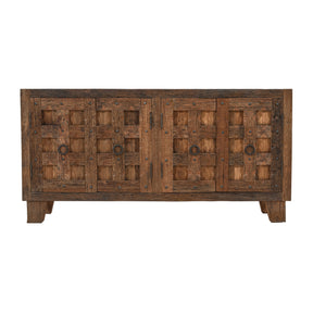 Colton Brown 4 Door Accent Cabinet - Ornate Home