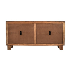 Colton Brown 4 Door Accent Cabinet - Ornate Home