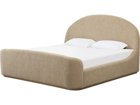 Colton Sourdough Upholstered Queen Bed - Ornate Home