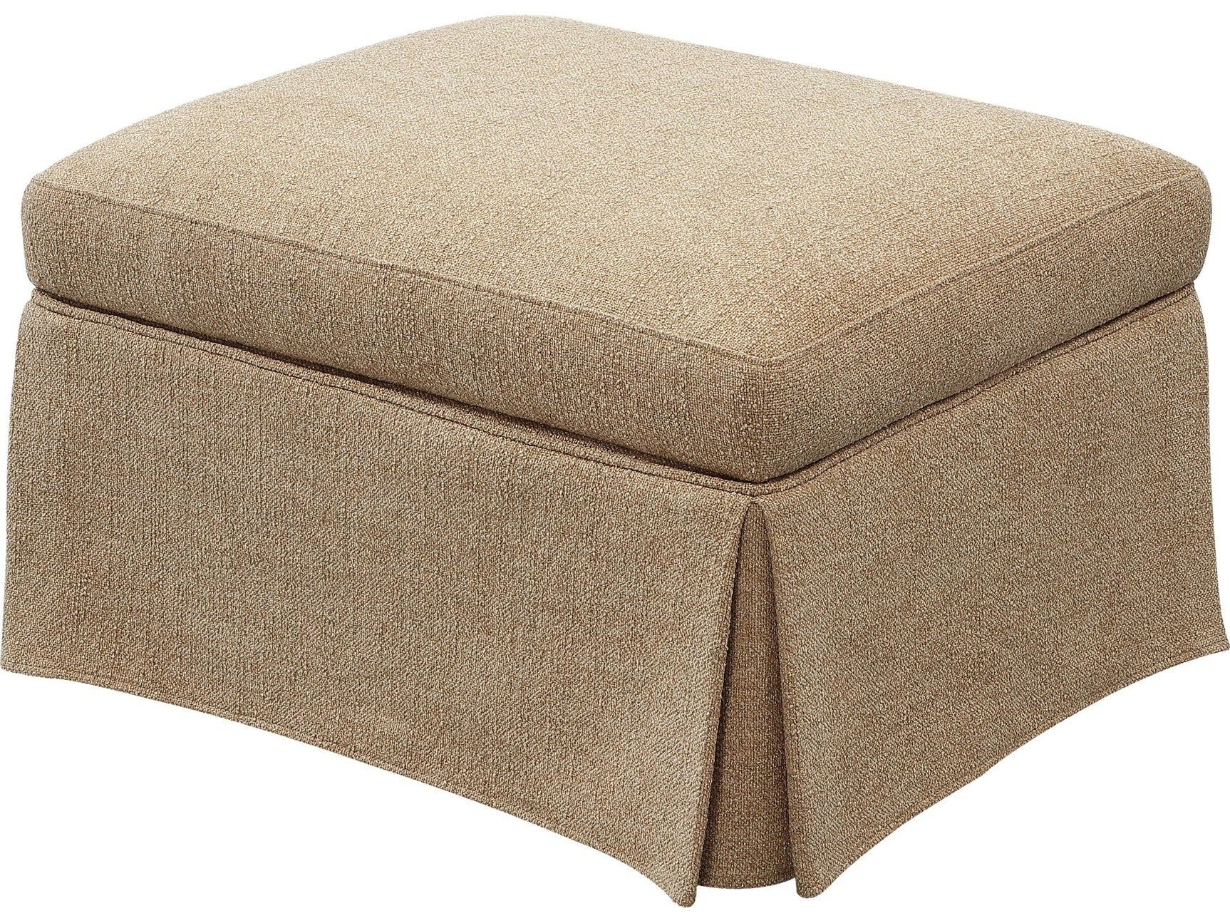 Colton Sourdough Upholstered Storage Ottoman - Ornate Home