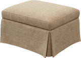 Colton Sourdough Upholstered Storage Ottoman - Ornate Home
