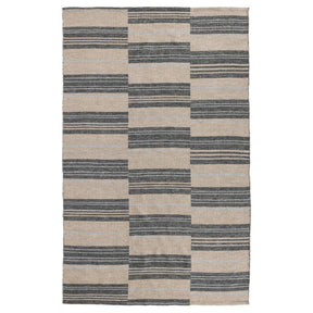 Colton Stripe Charcoal 2'x3' Indoor/Outdoor Rug