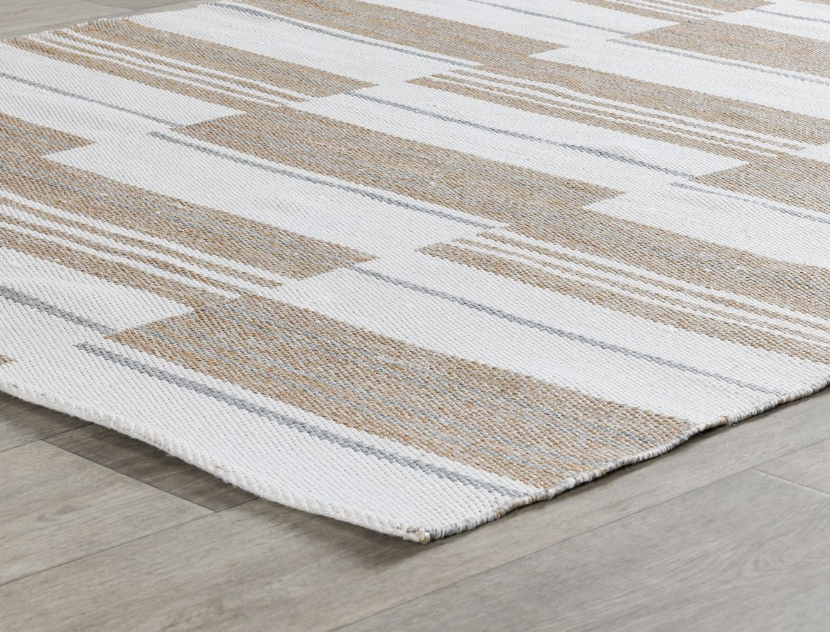 Colton Stripe Ivory/Multi 5'x8' Indoor/Outdoor Rug