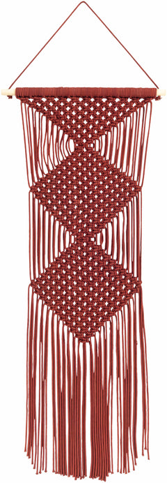 Columbio Rust Macramé Wall Hanging Decor - Clearance - Ornate Home