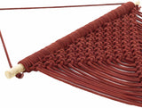 Columbio Rust Macramé Wall Hanging Decor - Ornate Home