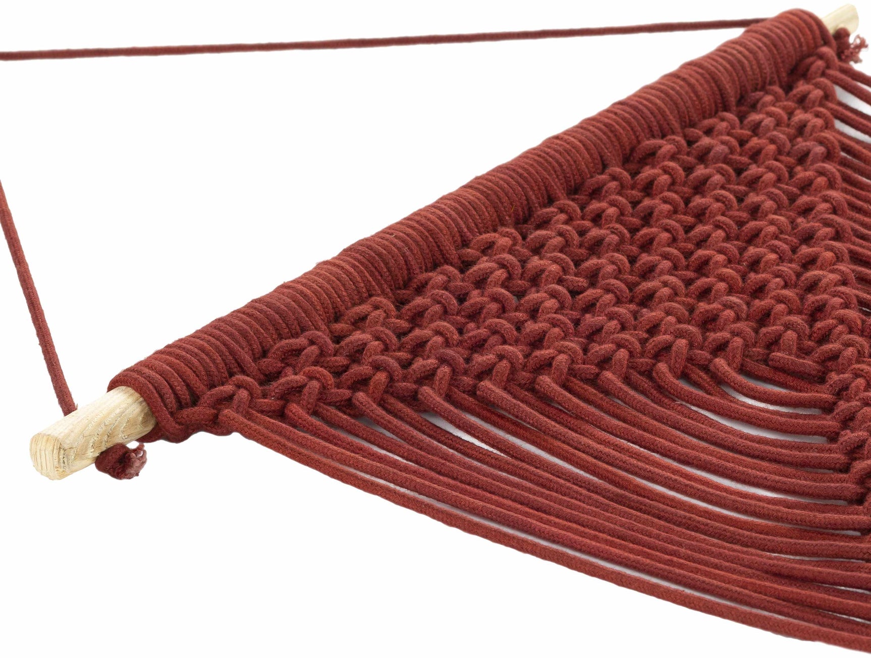 Columbio Rust Macramé Wall Hanging Decor - Ornate Home