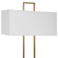 Column White Marble Table Lamp - Ornate Home