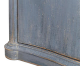 Columns Bowfront Blue Sideboard - Ornate Home