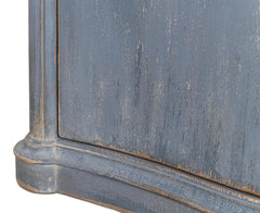 Columns Bowfront Blue Sideboard - Ornate Home