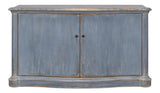 Columns Bowfront Blue Sideboard - Ornate Home