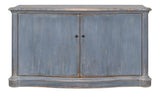 Columns Bowfront Blue Sideboard - Ornate Home
