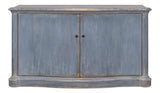 Columns Bowfront Blue Sideboard - Ornate Home