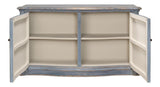 Columns Bowfront Blue Sideboard - Ornate Home