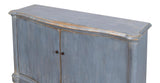 Columns Bowfront Blue Sideboard - Ornate Home