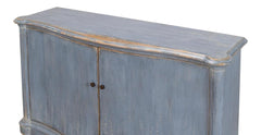Columns Bowfront Blue Sideboard - Ornate Home