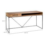 Colvin Natural Desk - Ornate Home