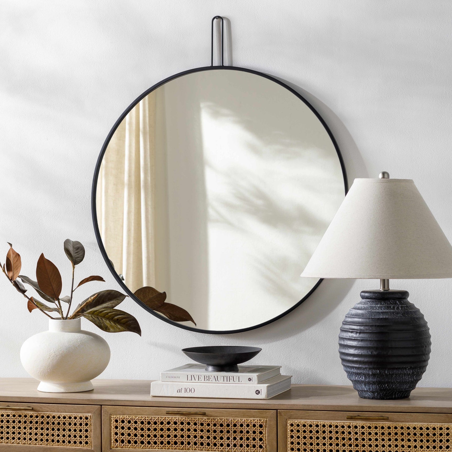 Comaltepec Black Metal Mirror - Clearance - Ornate Home