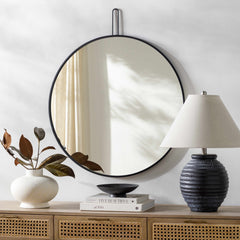 Comaltepec Black Metal Mirror - Clearance - Ornate Home