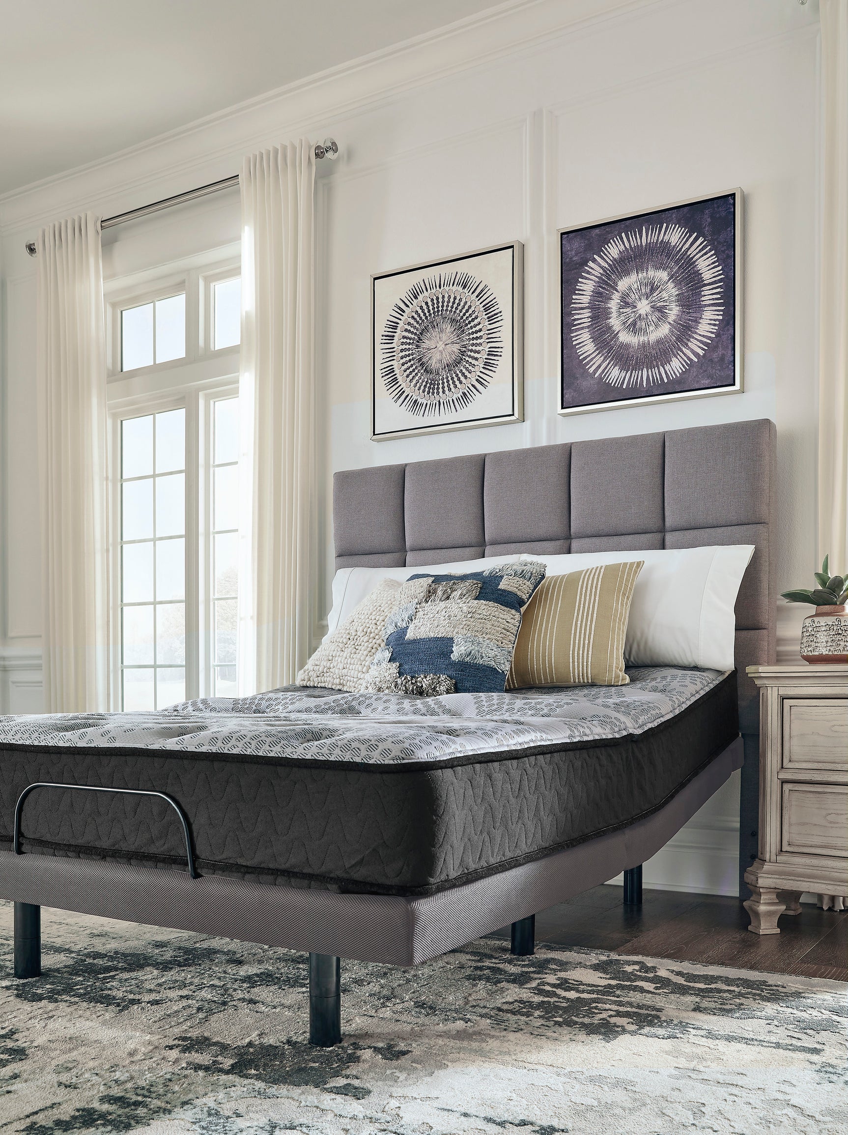 Comfort Plus Gray King Mattress - Ornate Home