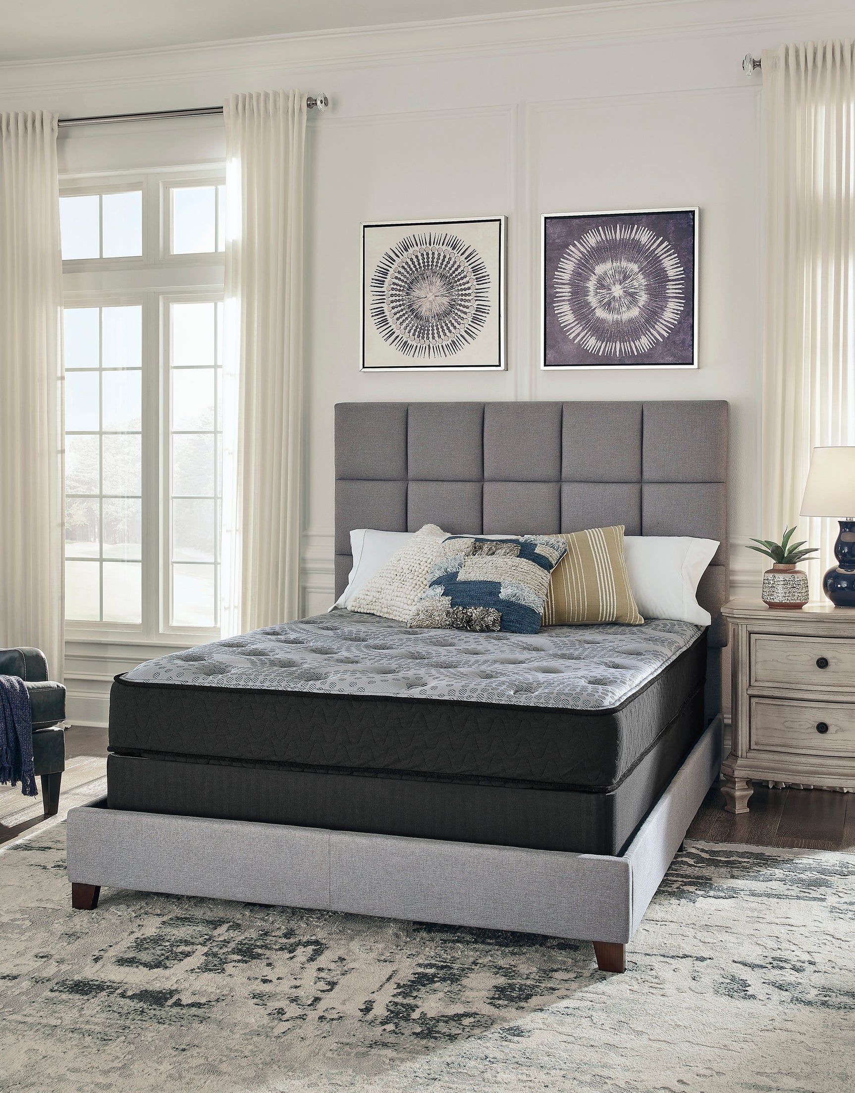 Comfort Plus Gray King Mattress - Ornate Home