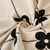 Comfy Four-Leaf Clover Hope Faith Love Luck Blanket for Couch, Chenille Scratch Proof Sofa Blanket Covers - Ornate Home