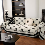 Comfy Four-Leaf Clover Hope Faith Love Luck Blanket for Couch, Chenille Scratch Proof Sofa Blanket Covers - Ornate Home