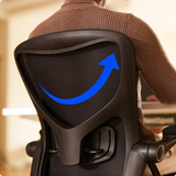 Comfy Office Chair with Ergonomic Back Support and Flip-up Arm Rest - Ornate Home