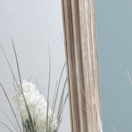 Commack Natural/Brown Wall Mirror - Ornate Home