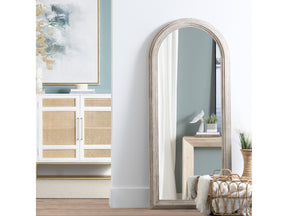 Commack Natural/Brown Wall Mirror - Ornate Home