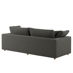 Commix Gray Down Filled Overstuffed Sleeper Sofa - Ornate Home