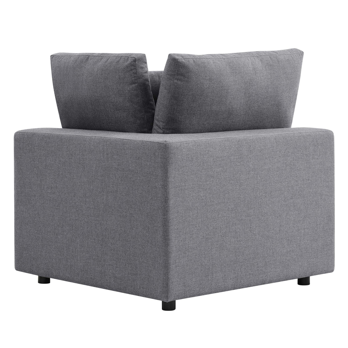 Commix Gray Sunbrella Outdoor Patio Loveseat - Ornate Home