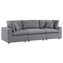 Commix Gray Sunbrella Outdoor Patio Sofa - Ornate Home