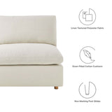 Commix Light Beige 6-Piece Down Filled Overstuffed Sectional Sofa - 80x120" - Ornate Home