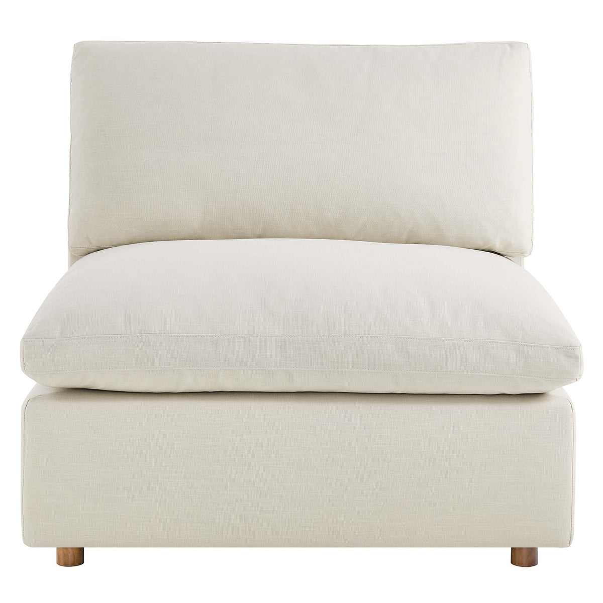 Commix Light Beige 6-Piece Down Filled Overstuffed Sectional Sofa - 80x158" - Ornate Home