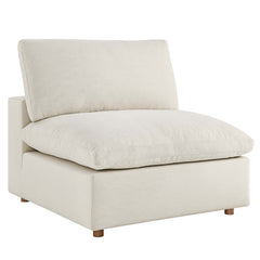 Commix Light Beige 7-Piece Down Filled Overstuffed Sectional Sofa - Ornate Home