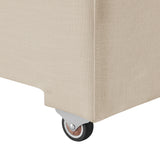 Commix Light Beige Down Filled Overstuffed Sleeper Sofa - Ornate Home