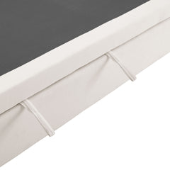 Commix Pure White Down Filled Overstuffed Sleeper Sofa - Ornate Home