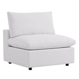 Commix White 5-Piece Outdoor Patio Sectional Sofa - 108x108x24" - Ornate Home