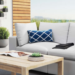 Commix White Sunbrella Outdoor Patio Loveseat - Ornate Home
