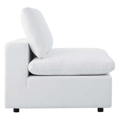 Commix White Sunbrella Outdoor Patio Sofa - Ornate Home